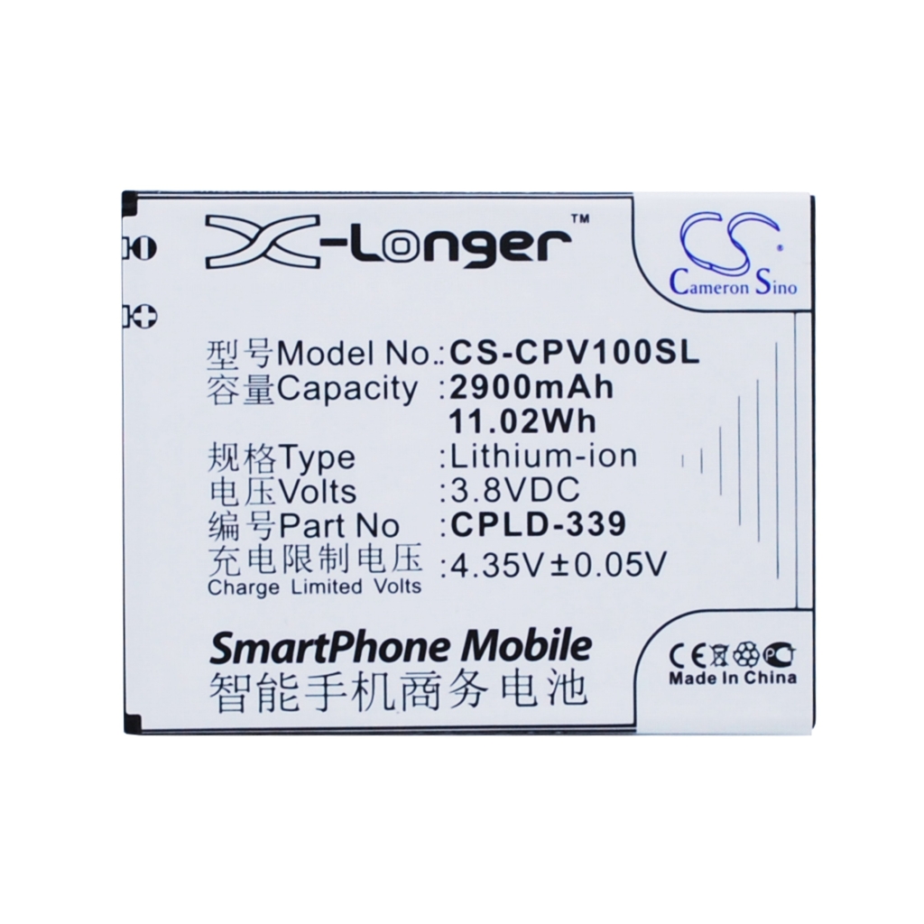 Batterie de téléphone portable Coolpad CS-CPV100SL