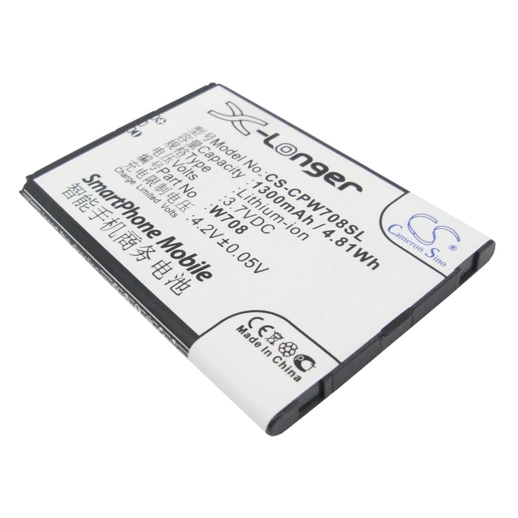 Batterie de téléphone portable Coolpad CS-CPW708SL
