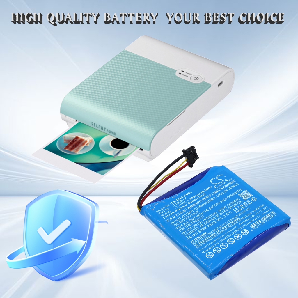 Printer Battery Canon CS-CQX100SL