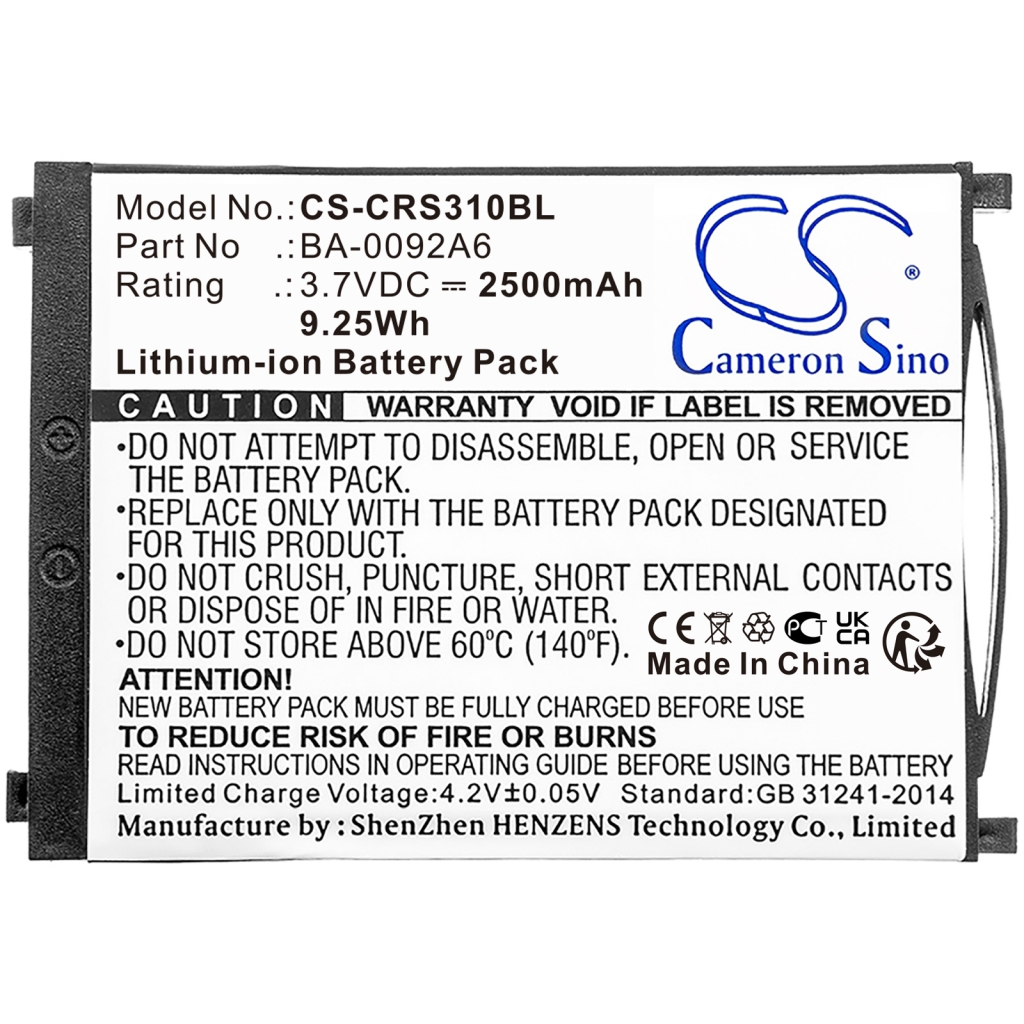 Batteries Remplace BA-0093A0