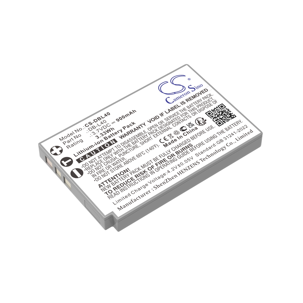 Batterie de l'appareil photo Sanyo CS-DBL40