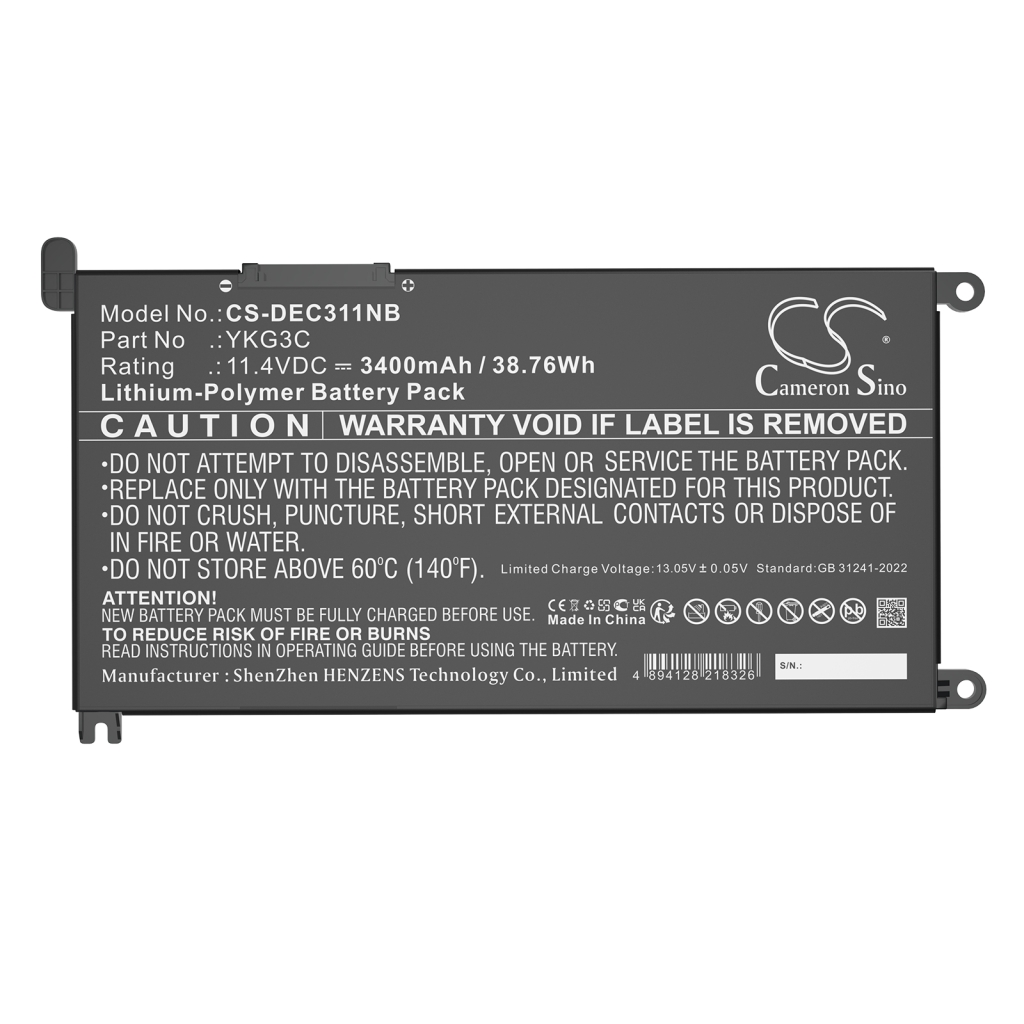 Laptop Akkus DELL CS-DEC311NB