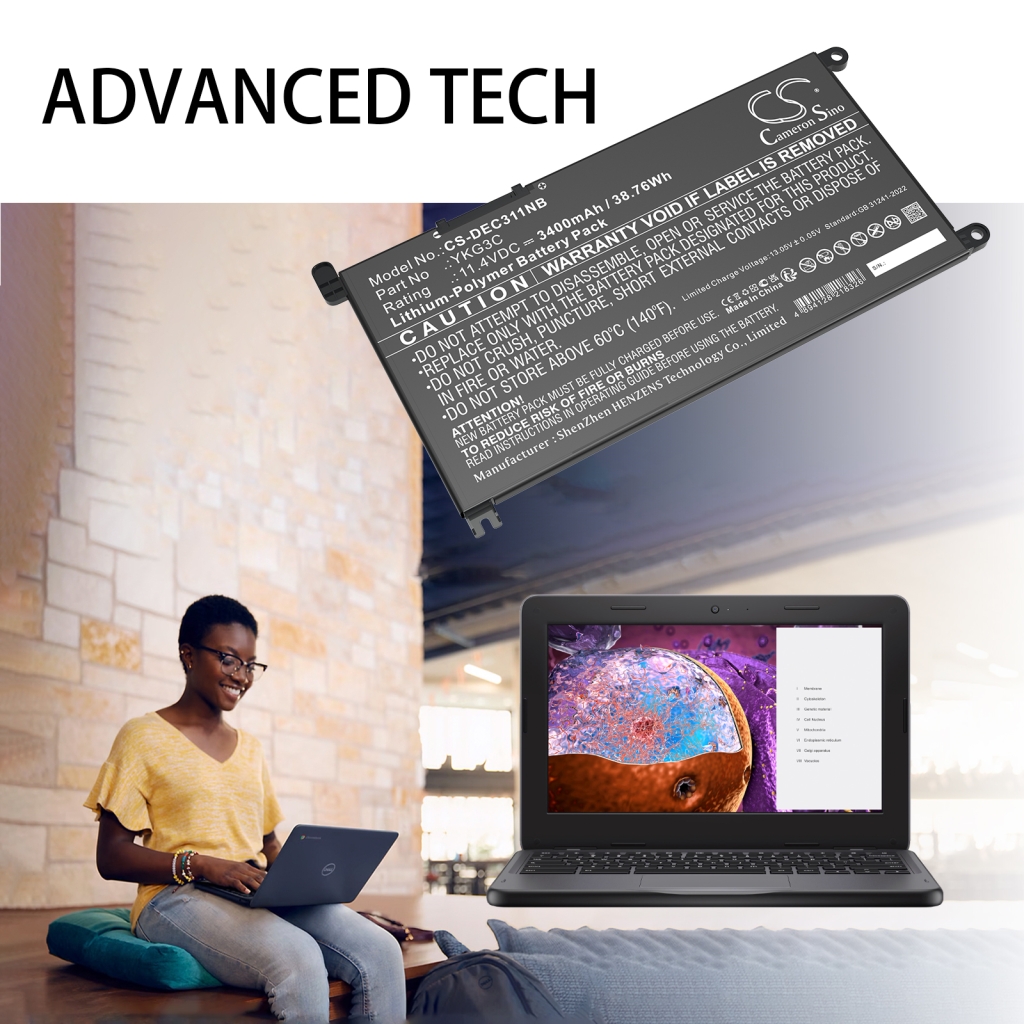 Laptop Akkus DELL CS-DEC311NB