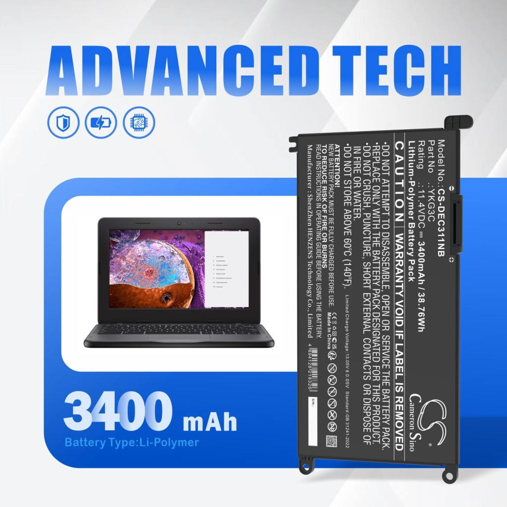 Laptop Akkus DELL CS-DEC311NB