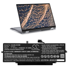 Remplacement de batterie compatible pour DELL 05Y3T9,47XV3,5Y3T9,GK1M0