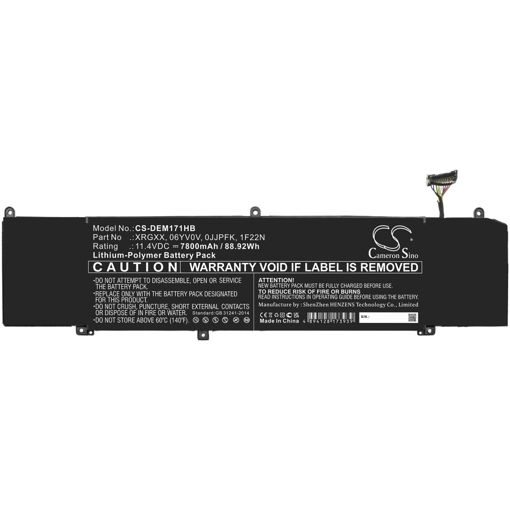 Notebook battery DELL ALW15M-R2762