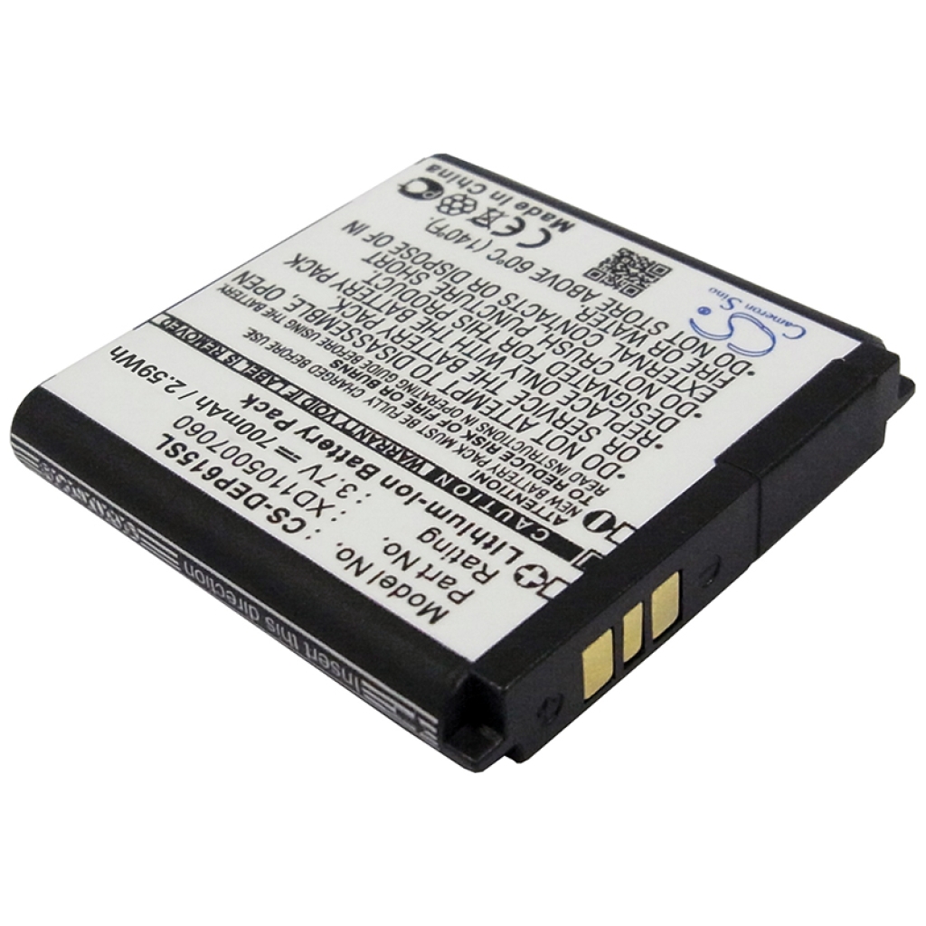 Batterie de téléphone portable Doro CS-DEP615SL