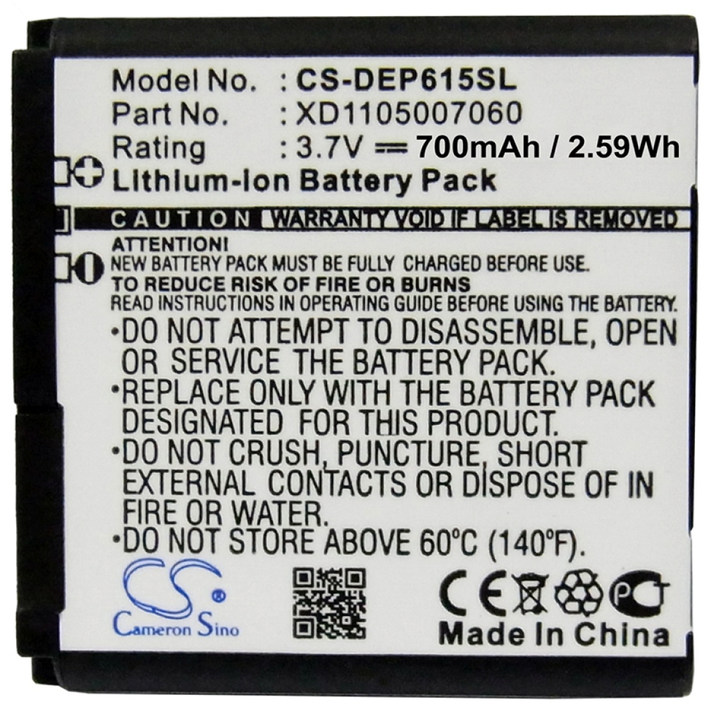 Batterie de téléphone portable Doro CS-DEP615SL