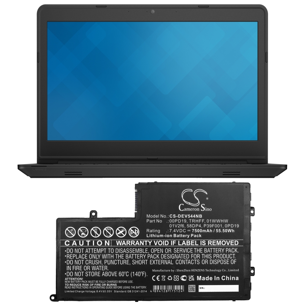 Batterie pour ordinateur portable DELL CS-DEV544NB