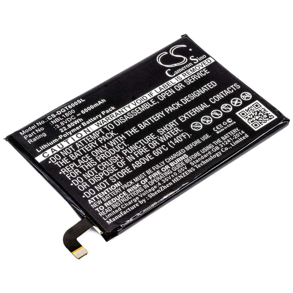 Batterie de téléphone portable Doogee CS-DGT600SL