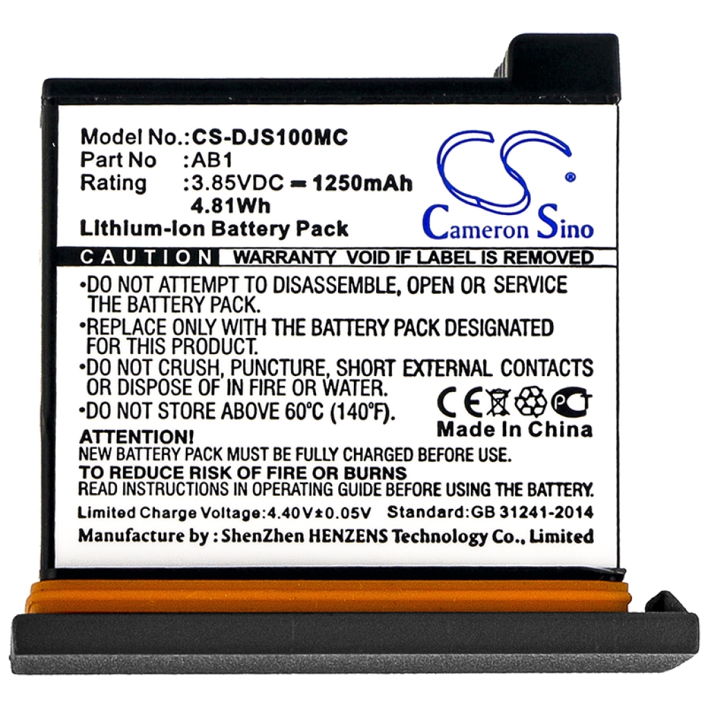 Batterie de l'appareil photo Dji CS-DJS100MC