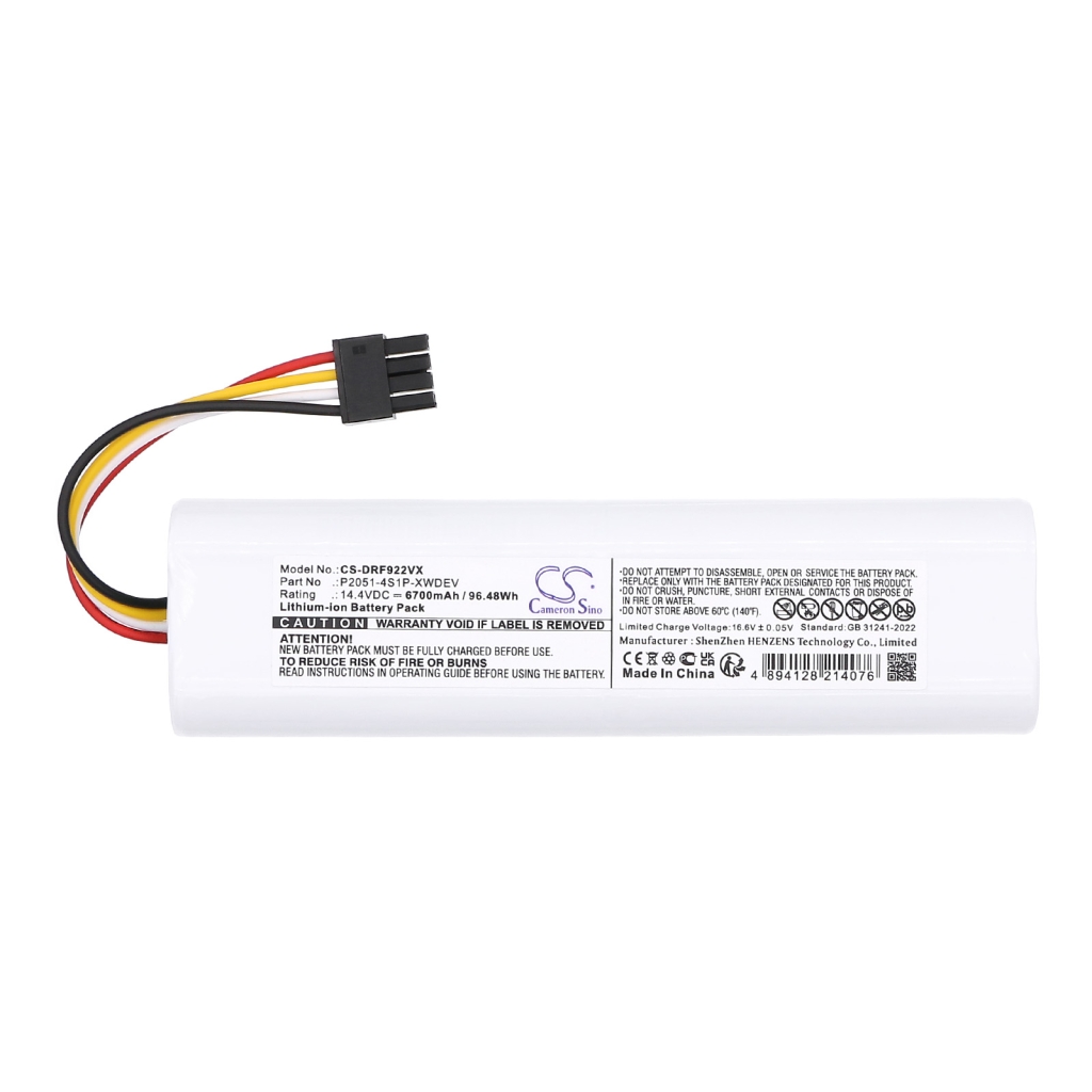 Batteries Remplace P2051-4S1P-XWDEV