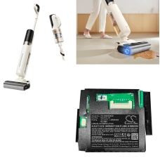 Remplacement de batterie compatible pour Dreame W2418J-0F