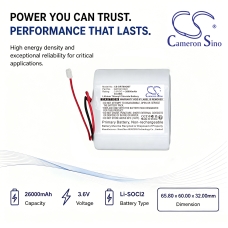 Remplacement de batterie compatible pour Delta Dore BAT6416222