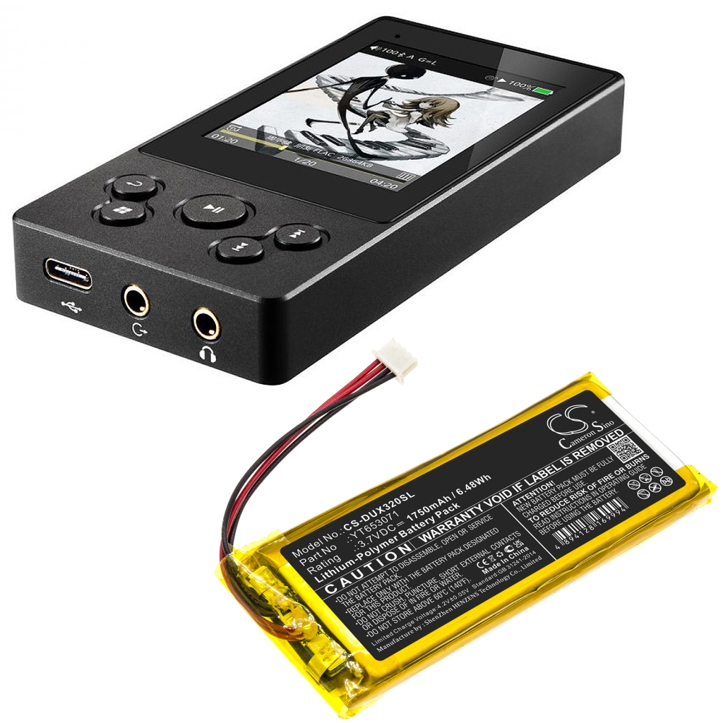MP3, MP4, MP4, PMP Batterie Xduoo CS-DUX320SL