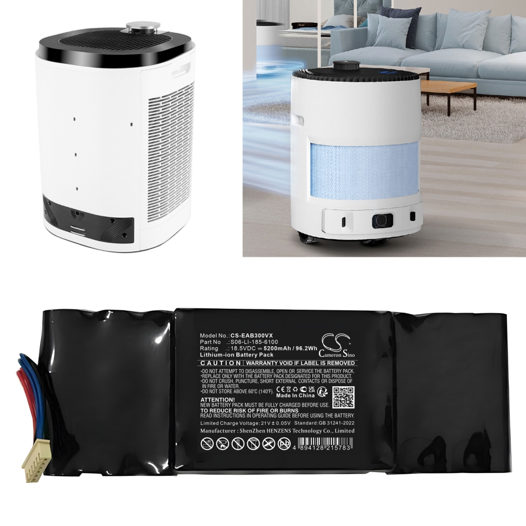 Batterie à vide Ecovacs CS-EAB300VX