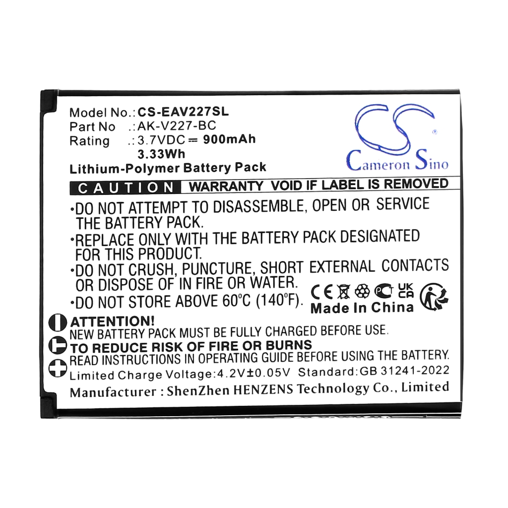 Batterie de téléphone portable Emporia CS-EAV227SL