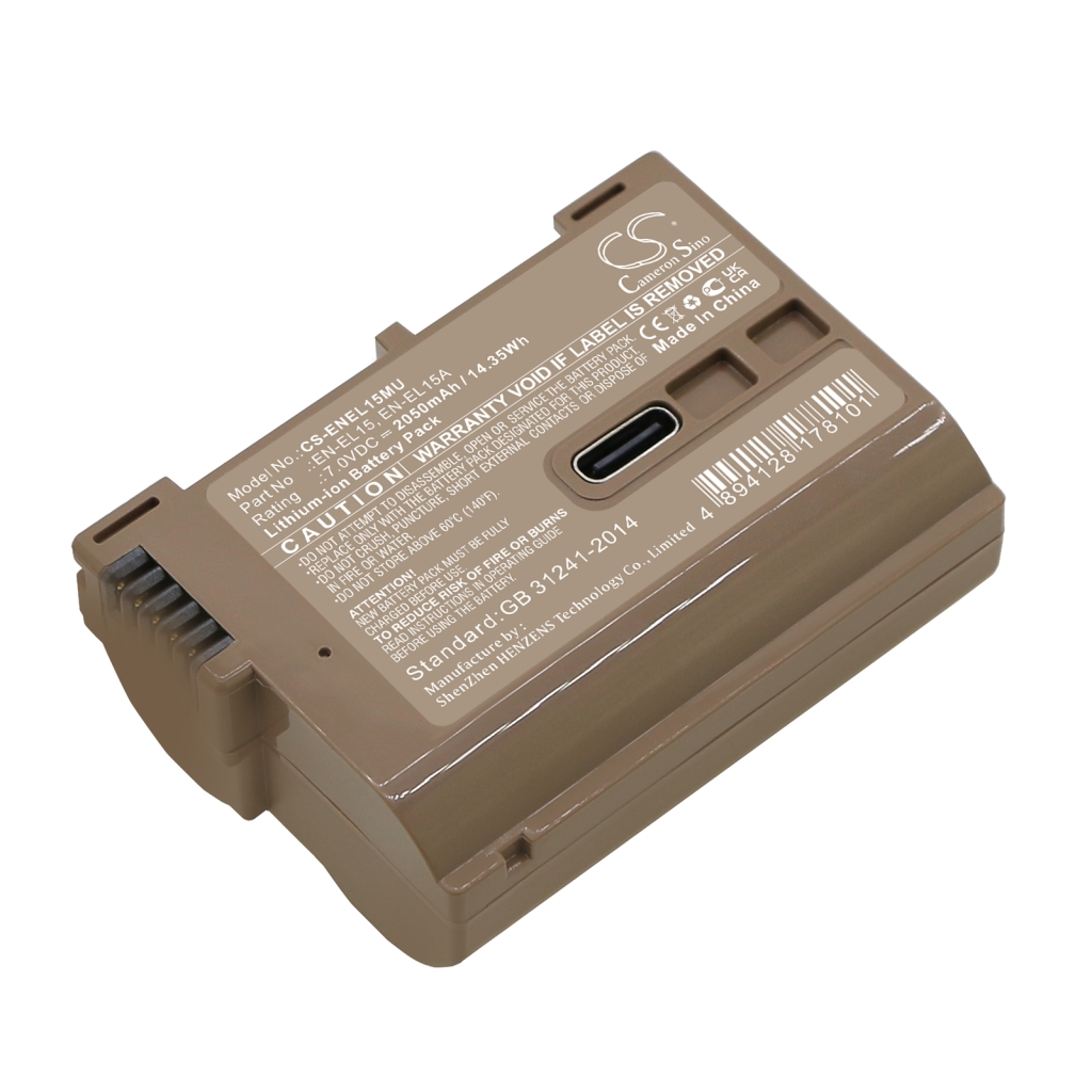 Batteries Remplace EN-EL15c