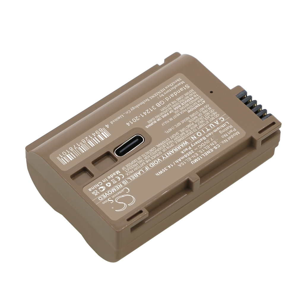 Batteries Remplace EN-EL15c