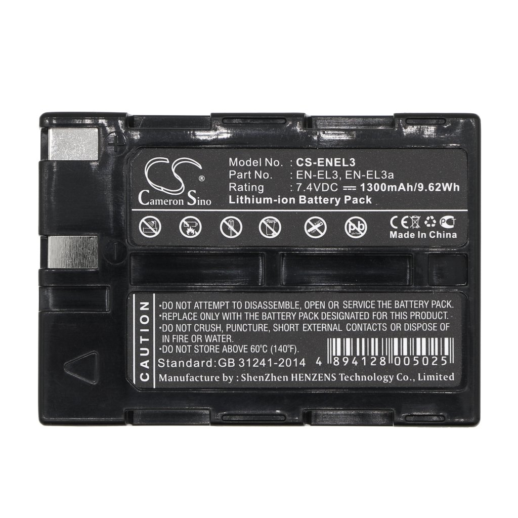 Remplacement de batterie compatible pour NIKON EN-EL3,EN-EL3A