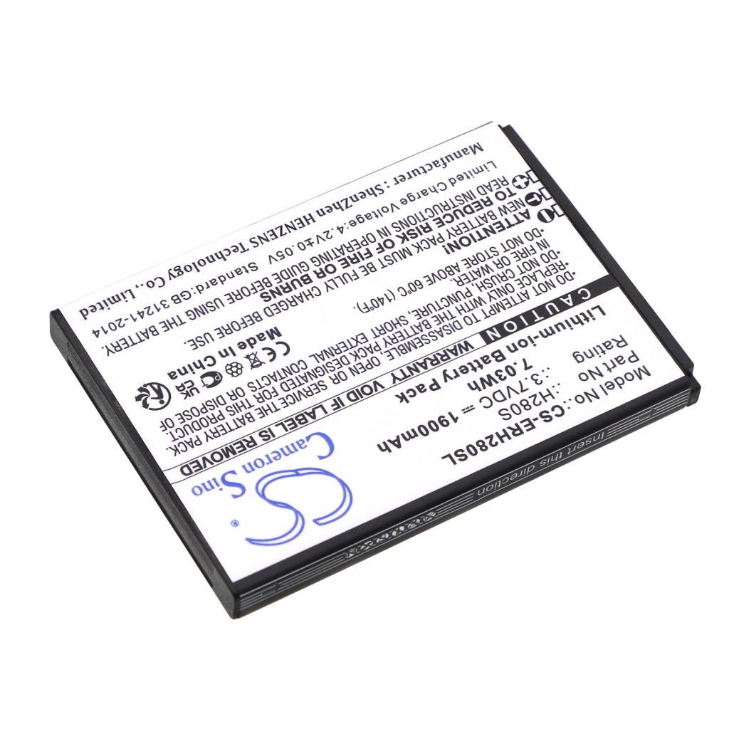 Batterie de téléphone portable Energizer CS-ERH280SL