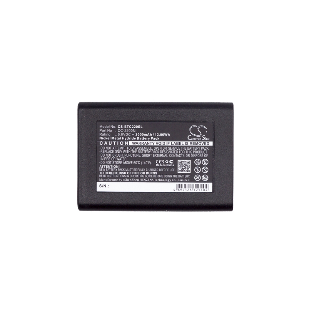 Batterie de casque d'écoute sans fil Eartec CS-ETC220SL