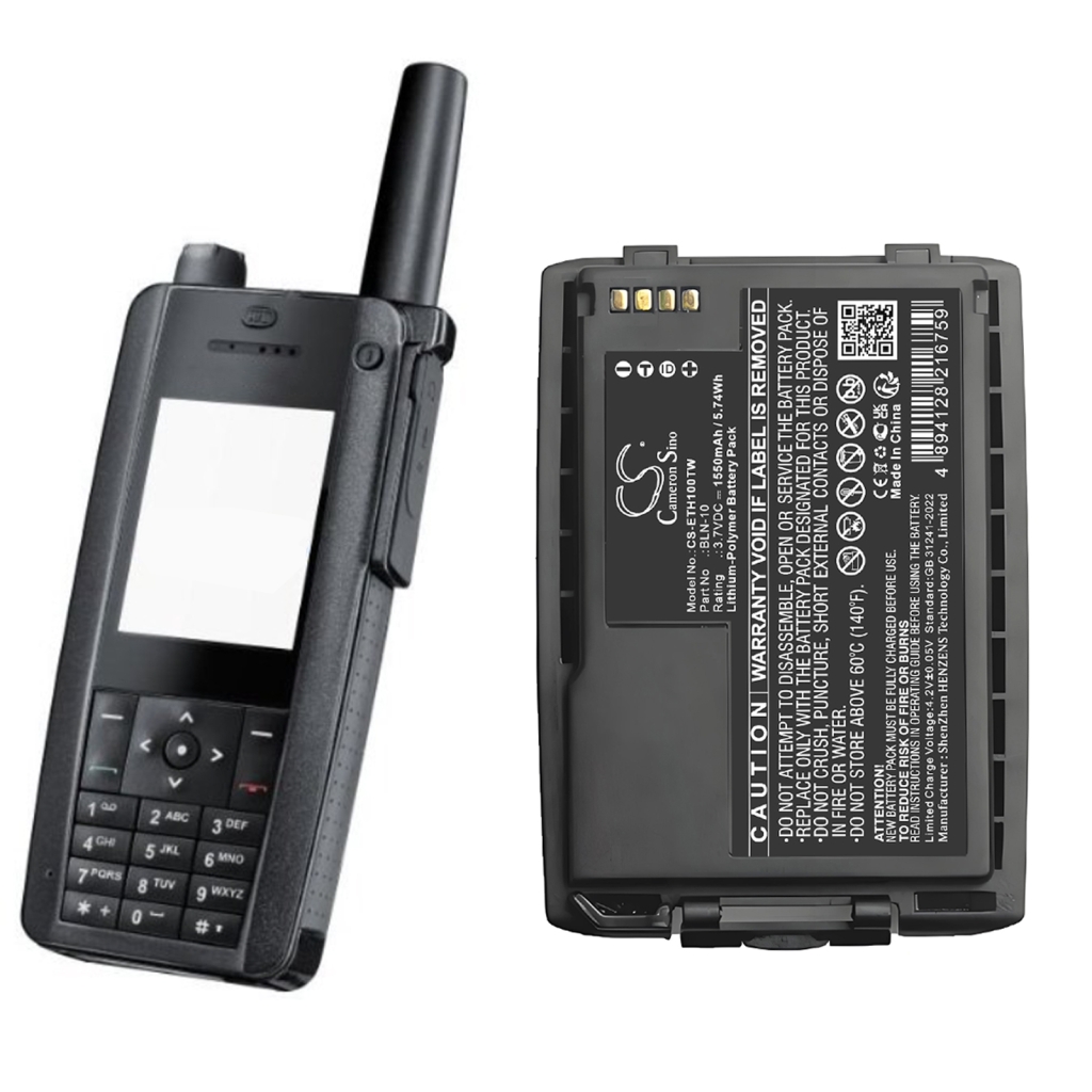 Batterie radio bidirectionnelle Tetra CS-ETH100TW
