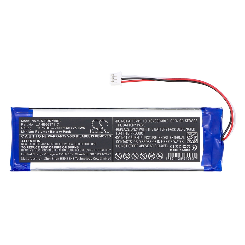 Remplacement de batterie compatible pour Fluke AHB6637117