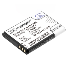 Remplacement de batterie compatible pour Technaxx HD533443 1S1P