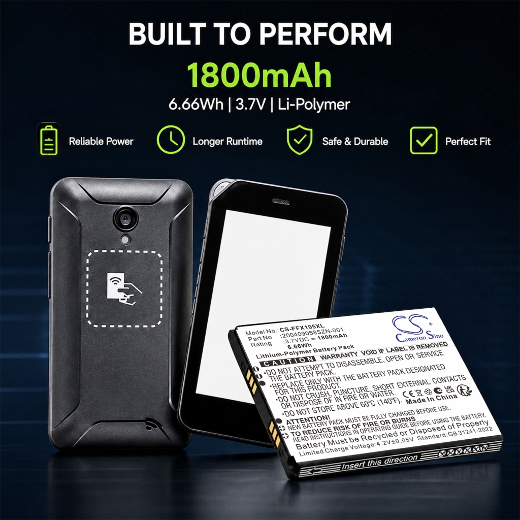 Akku kompatibel mit Famoco CS-FFX105XL