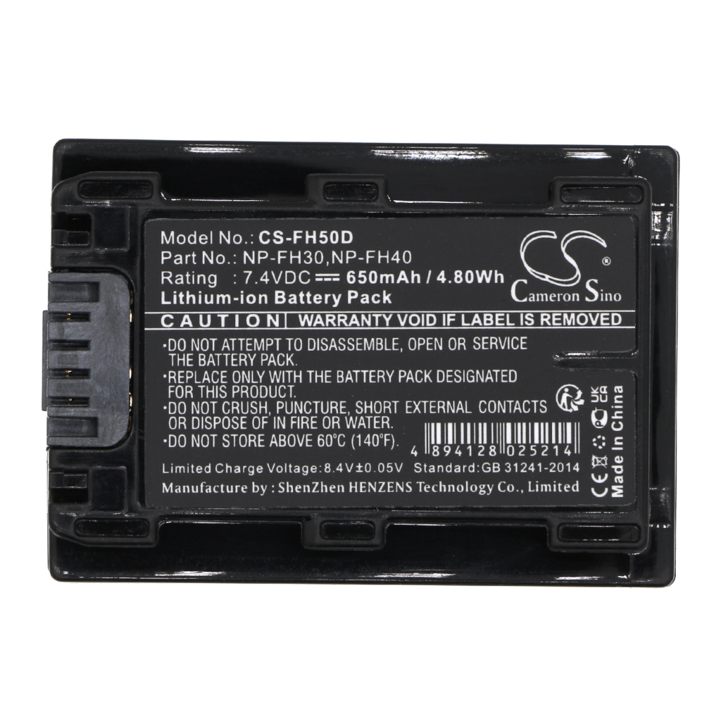 Batterie de l'appareil photo Sony HDR-UX5E