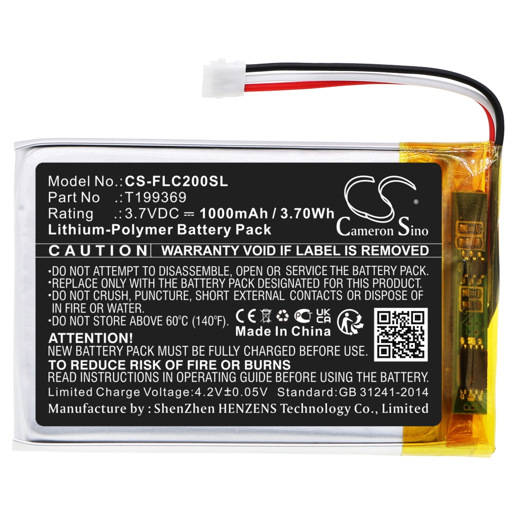 Remplacement de batterie compatible pour FLIR T199369