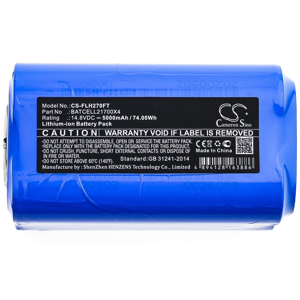 Remplacement de batterie compatible pour Bigblue BATCELL21700X4