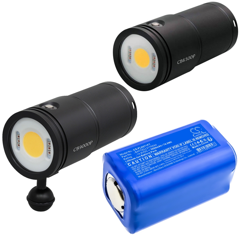 Système d'éclairage Batterie Bigblue CS-FLH271FT