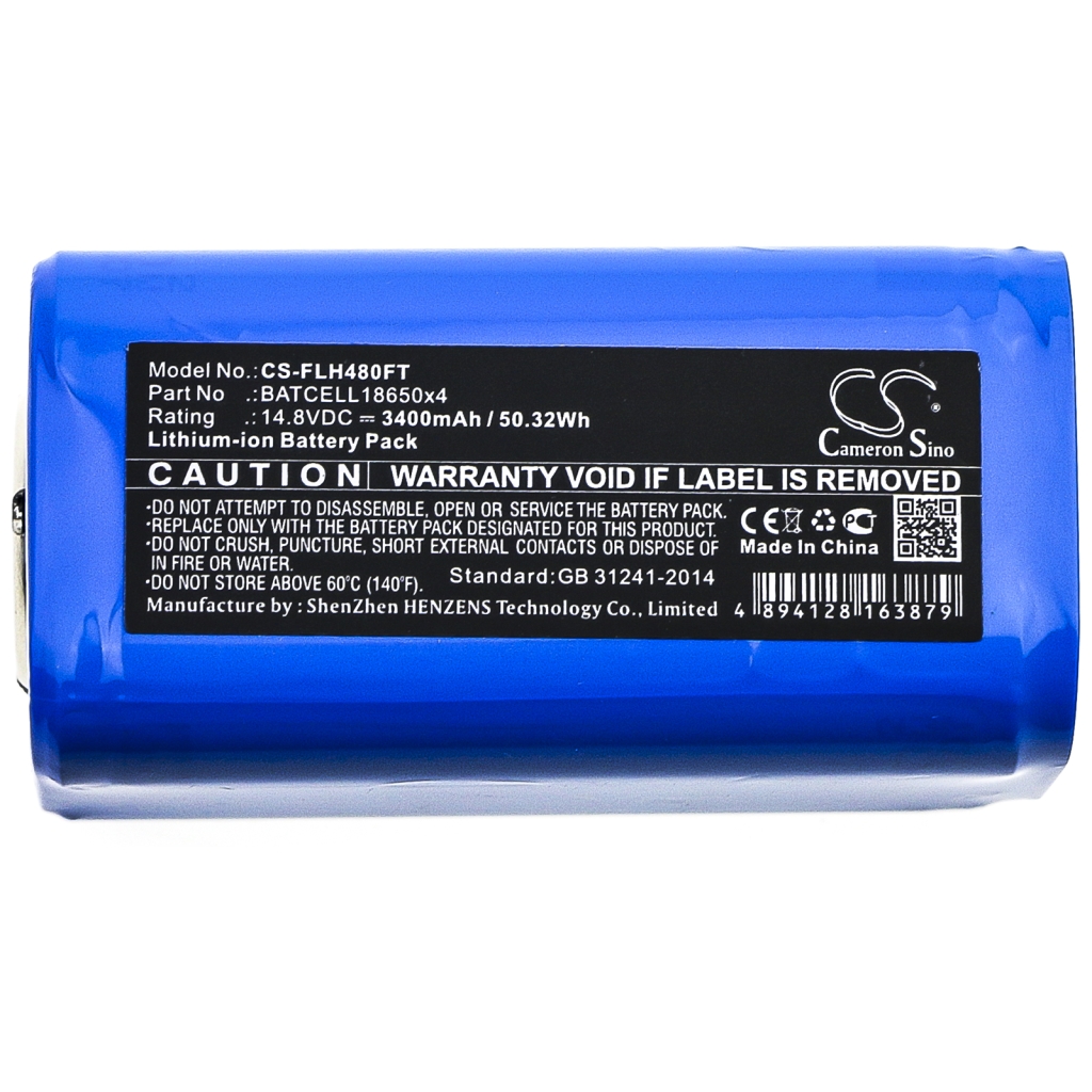 Remplacement de batterie compatible pour Bigblue BATCELL18650X4