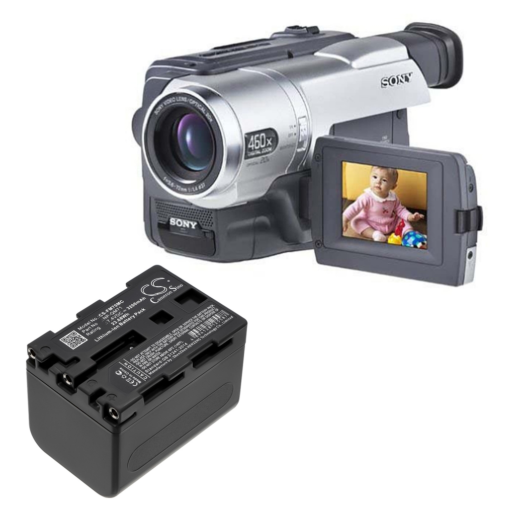 Batterie de l'appareil photo Sony CS-FM70MC