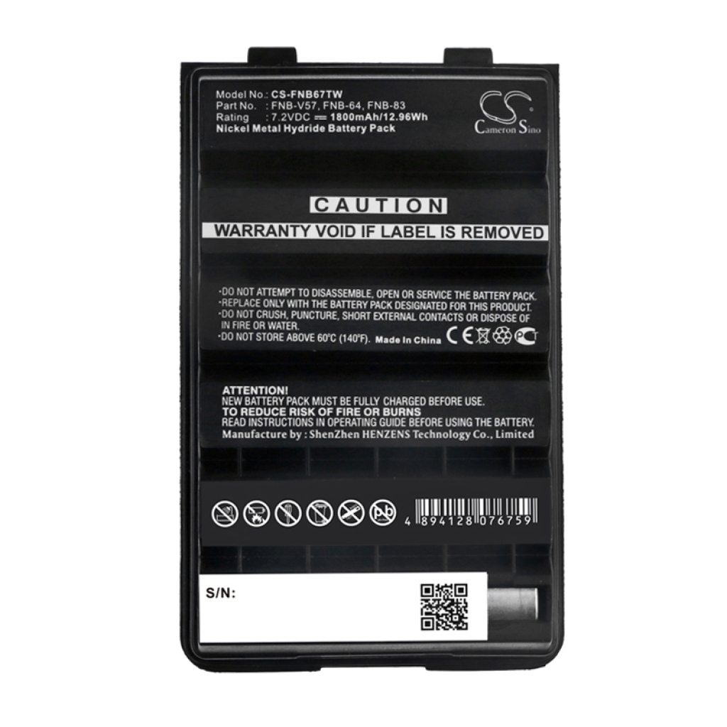 Batteries Remplace FNB-V94