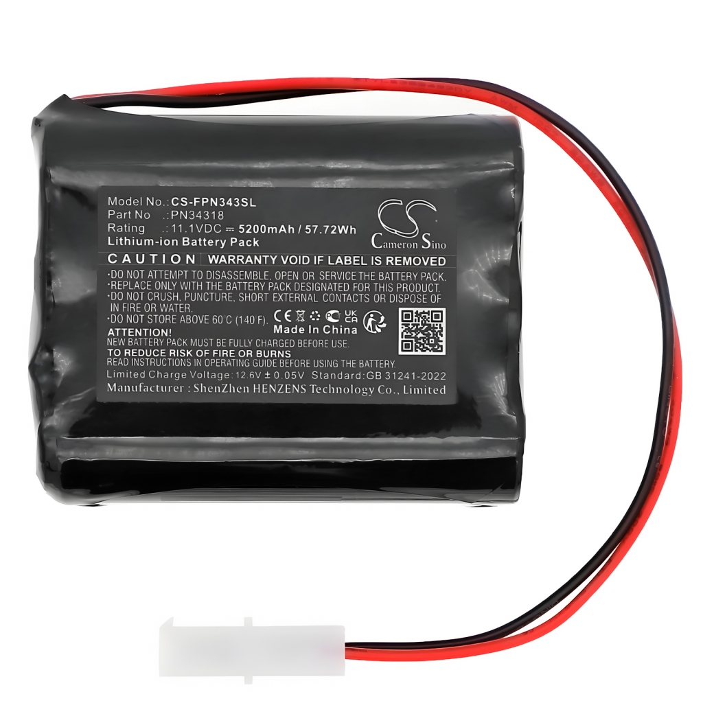 Batteries pour équipements sportifs Foxpro krakatoa-ii
