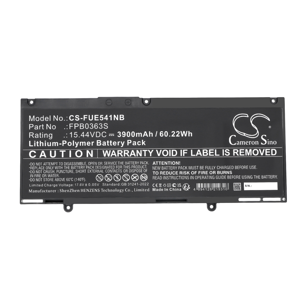 Laptop Akkus Fujitsu CS-FUE541NB