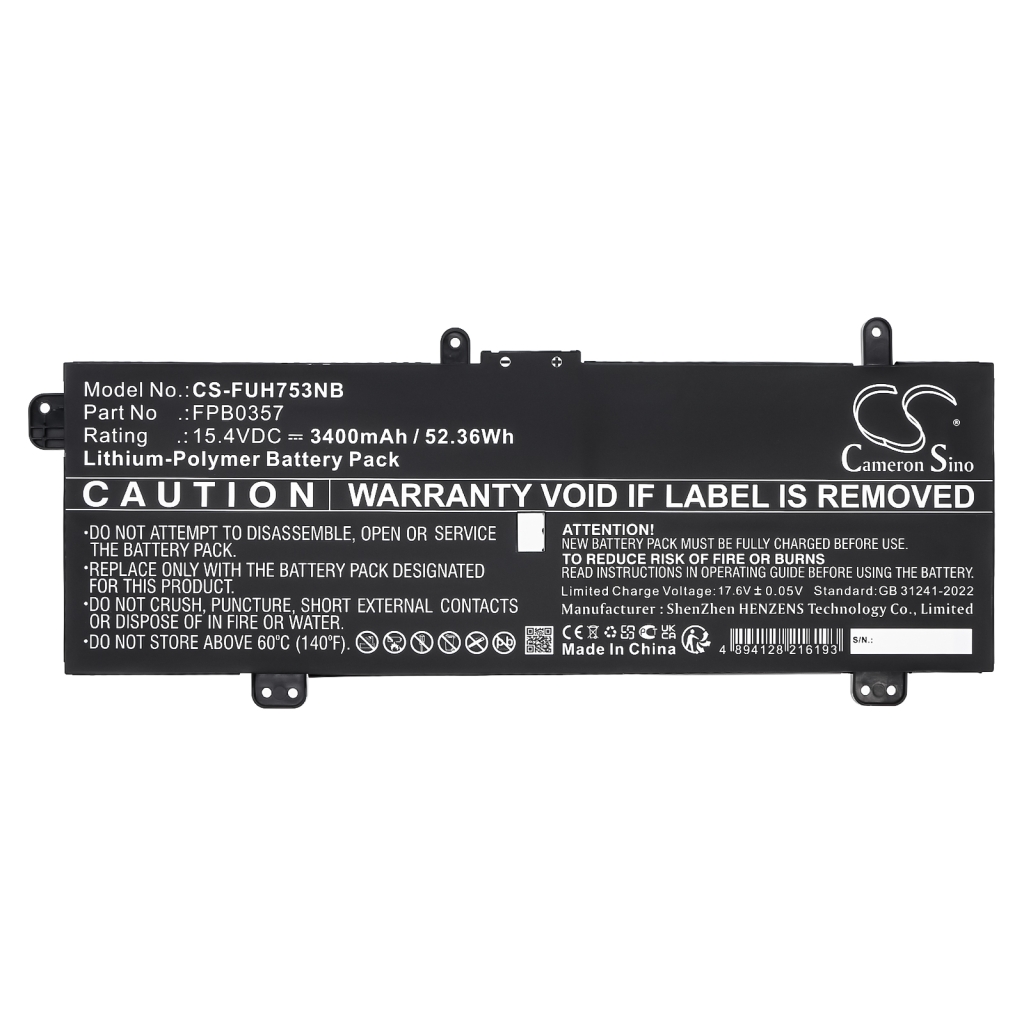 Battery Replaces FPB0356