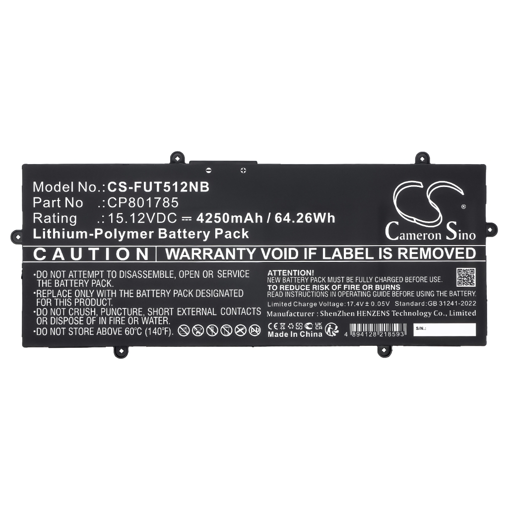 Laptop Akkus Fujitsu CS-FUT512NB