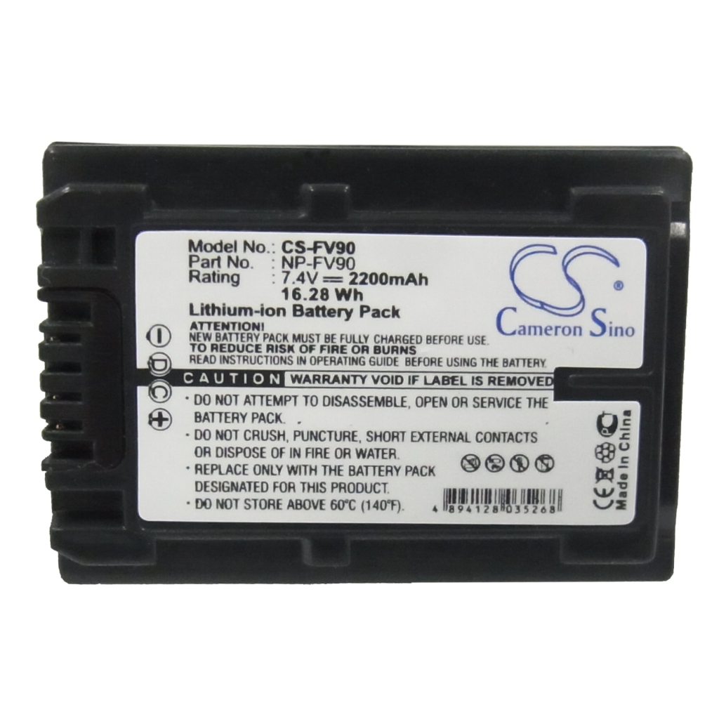 Batterie de l'appareil photo Sony DCR-SR100