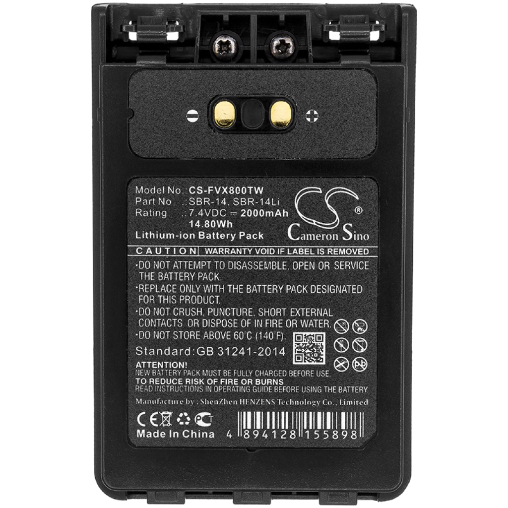 Batteries Remplace FNB-102LI