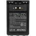 Batteries Remplace FNB-102LI