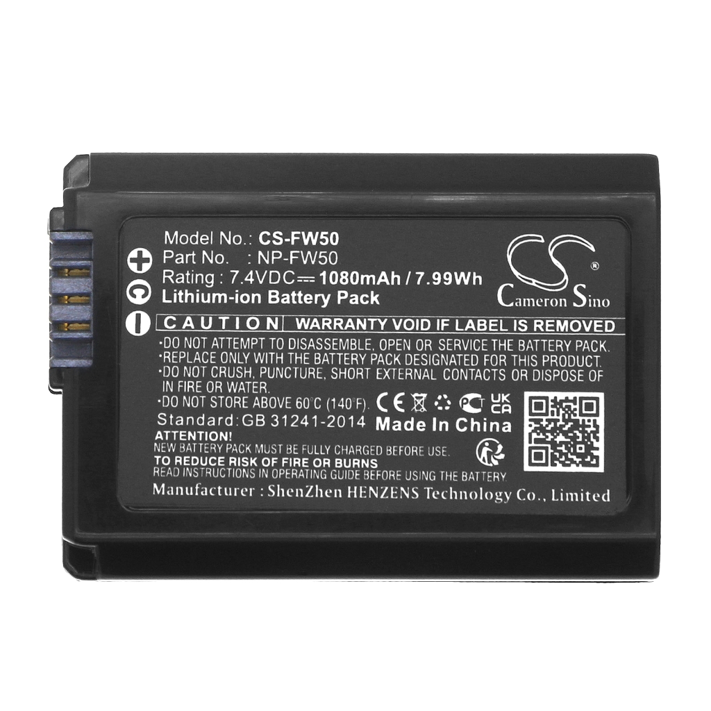 Batterie de l'appareil photo Sony NEX-7KB