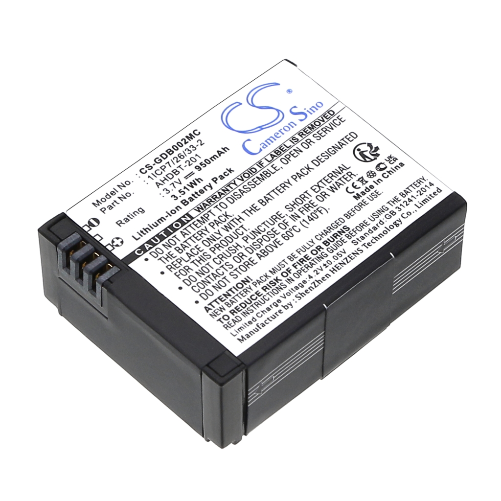 Batterie de l'appareil photo GoPro CS-GDB002MC