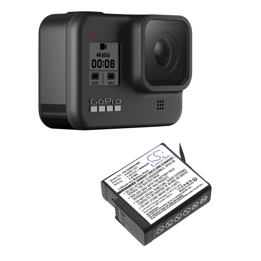 Batterie de l'appareil photo GoPro CS-GDB501MC