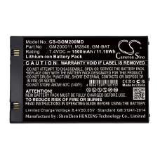 Compatible battery replacement for GE GM-BAT,GM200011,M2840