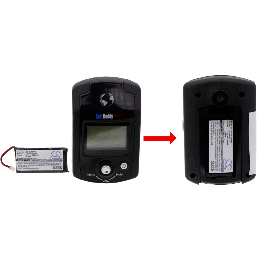 GPS, Batterie de navigation Golf Buddy DSC-GB100K