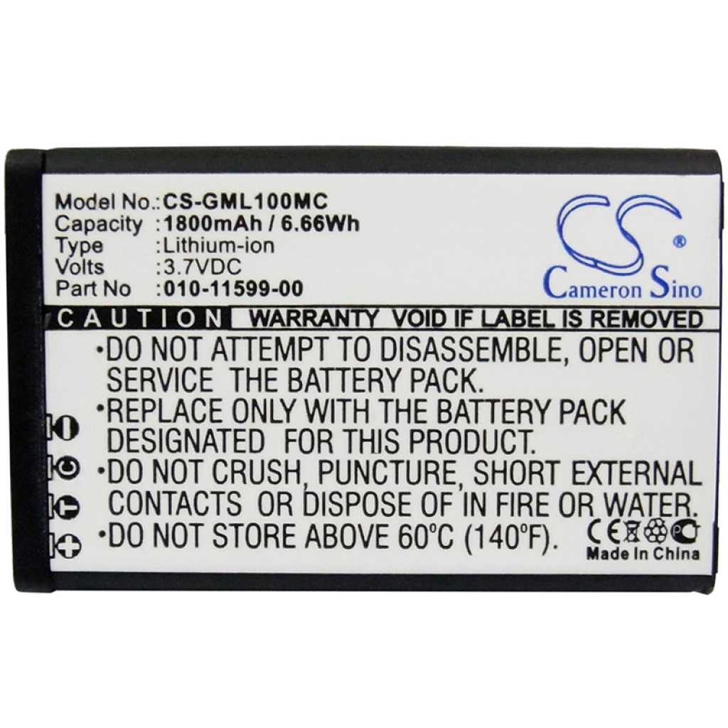 Batterie de l'appareil photo Garmin CS-GML100MC